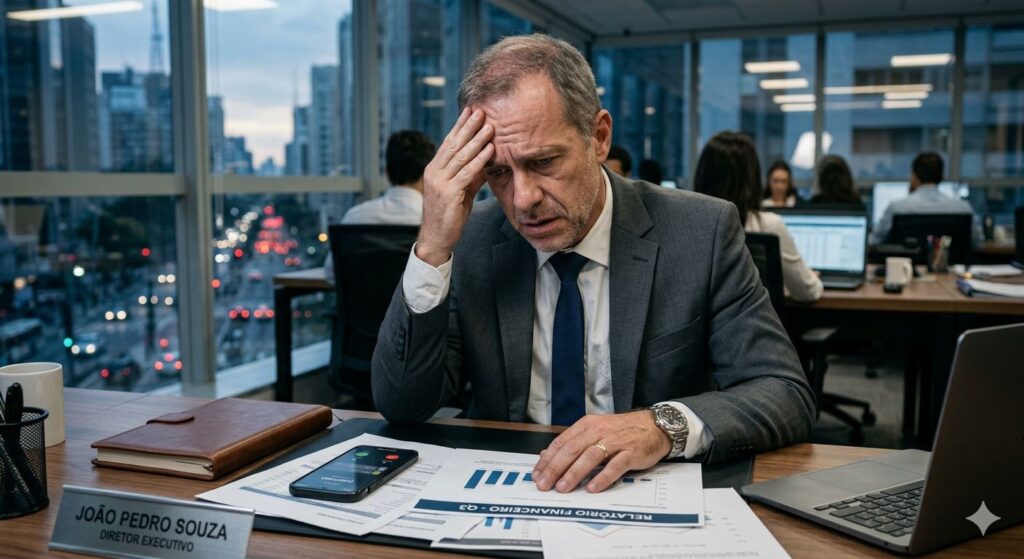 Ansiedade, depressão, descontrole financeiro, angustia.